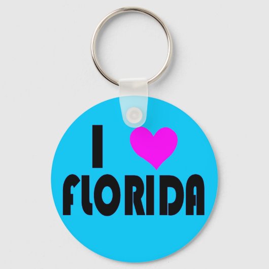 I Love Florida USAキーチェーン キーホルダー (正面)
