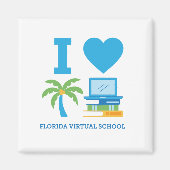 I Love Florida Virtual School Magnet マグネット (正面)