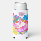 I Love Flowers. Butterfly Dream スリム缶クーラー (Seltzer正面)