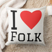 I love folk クッション (ブランケット)