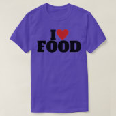 I Love Food   (2)  Tシャツ (デザイン正面)