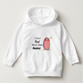 I LOVE FOOD MORE THAN PEOPLE "kawaii Potato" トドラーTシャツ