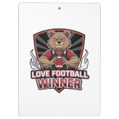I love football  クリップボード (裏面)