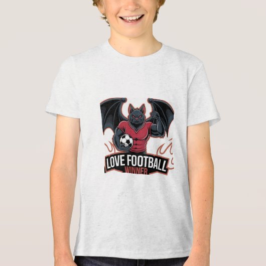 I love football トライブレンドTシャツ (正面)