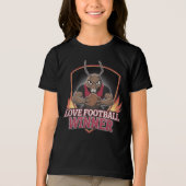 I love football  トライブレンドＴシャツ (正面)