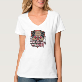 I love football  tシャツ