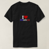 I Love France Tシャツ (デザイン正面)