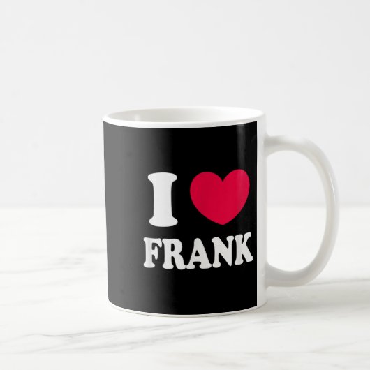 I Love Frank  コーヒーマグカップ (右)