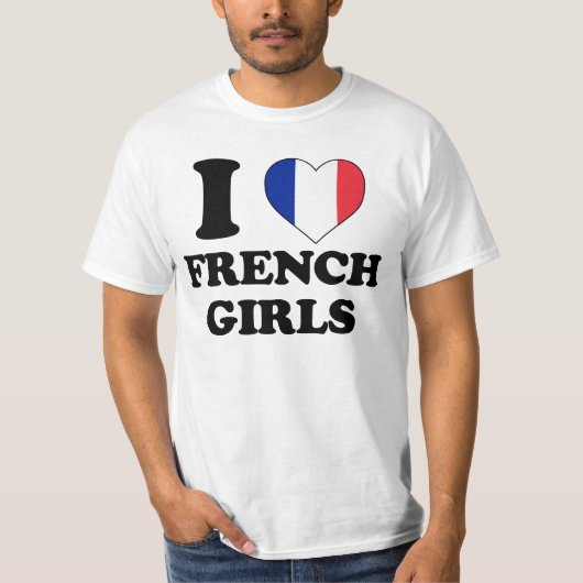 I love French Girls Tシャツ (正面)