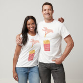 I Love Friends Fries Funny Pun Tシャツ (ユニセックス)