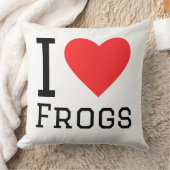 I love frogs クッション (ブランケット)