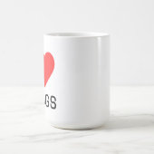 I love frogs コーヒーマグカップ (中央)