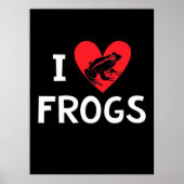 I Love Frogs ポスター (正面)
