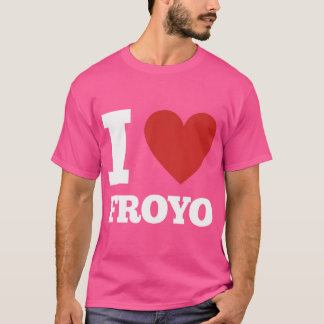 I Love Froyo 凍ってい Yogurt Lover National Froyo Da Tシャツ