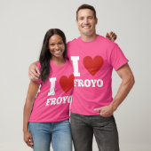 I Love Froyo 凍ってい Yogurt Lover National Froyo Da Tシャツ (ユニセックス)