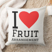 I love fruit arrangement  クッション (ブランケット)