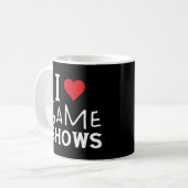 I Love Game Shows、おもしろいことわざGame Shows Lover コーヒーマグカップ (正面左)