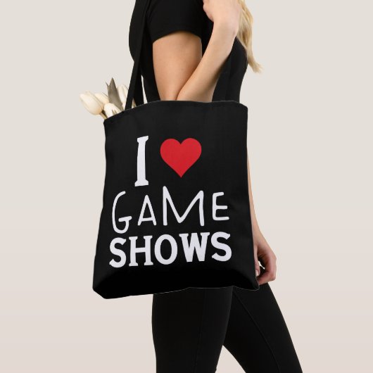 I Love Game Shows、おもしろいことわざGame Shows Lover トートバッグ (クローズアップ)