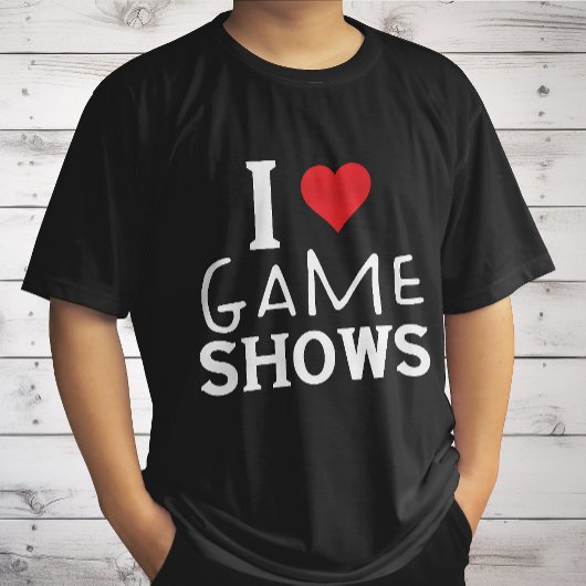 I Love Game Shows、おもしろいことわざGame Shows Lover Tシャツ