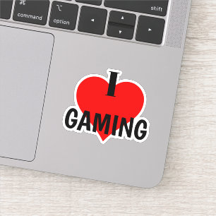 I Love Gaming Stickers - Gamer Stickers シール
