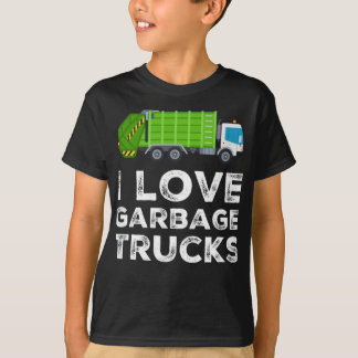 I Love Garbage Truck For Kids Toddler Long Sleeve Tシャツ
