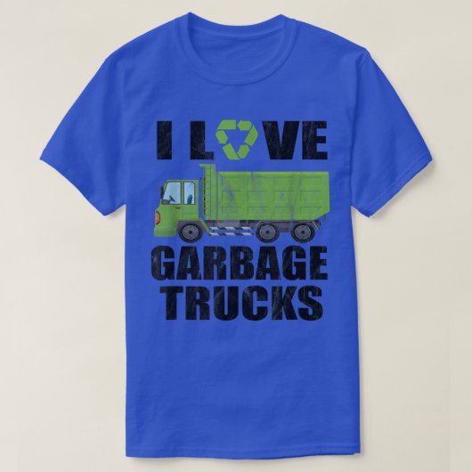 I Love Garbage Trucks 986 Tシャツ (デザイン正面)