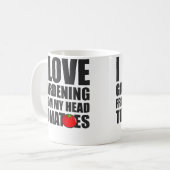 I Love Gardening From My Head Tomatoes - Gardening コーヒーマグカップ (正面左)