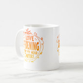 I Love Gardening From My Head Tomatoes Gardening G コーヒーマグカップ (正面左)