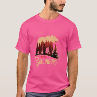 I Love Gatlinburg Tennessee, USA屋外ヴィンテージM Tシャツ