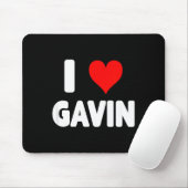 I Love Gavin - Heart  マウスパッド (マウス)
