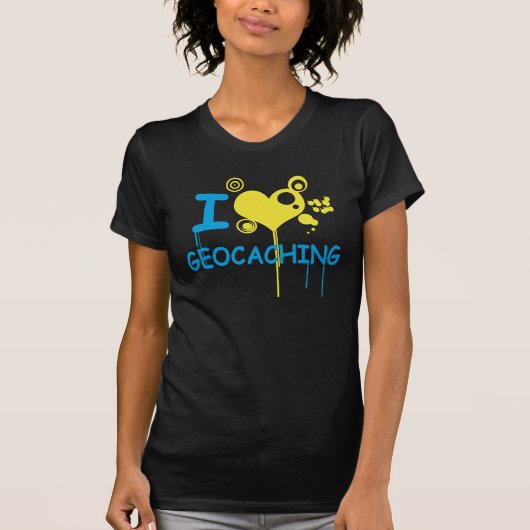 I love geocaching tシャツ (正面)