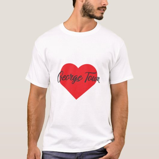 I Love George Town – ケイマン諸島 Tシャツ (正面)