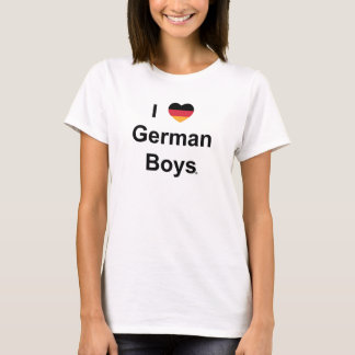 I Love German Boys Tシャツ