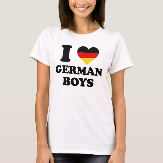 I love German Boys Tシャツ (正面)