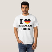 I love German Girls Tシャツ (正面フル)