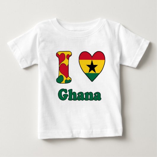 I love Ghana ベビーTシャツ (正面)