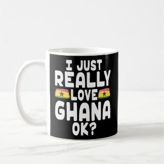 I Love Ghana Ok – ガーナ国旗 コーヒーマグカップ