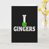 I Love Gingers Lucky Card カード (黄色い花)