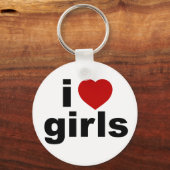 I Love Girls Keychain キーホルダー (正面)