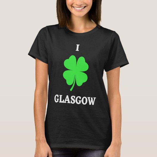 I LOVE GLASGOW Tシャツ (正面)