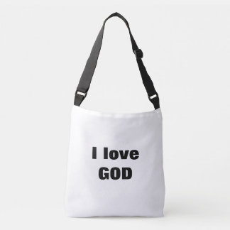 I love GOD クロスボディバッグ