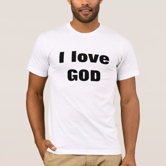 I love GOD Tシャツ (正面)