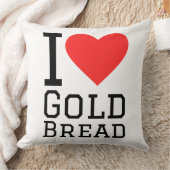 I love gold bread クッション (ブランケット)