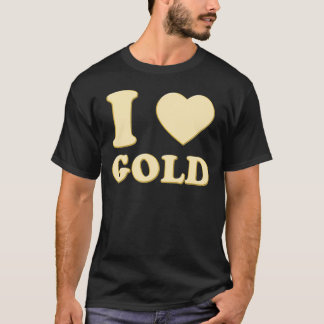 I LOVE GOLD Tシャツ