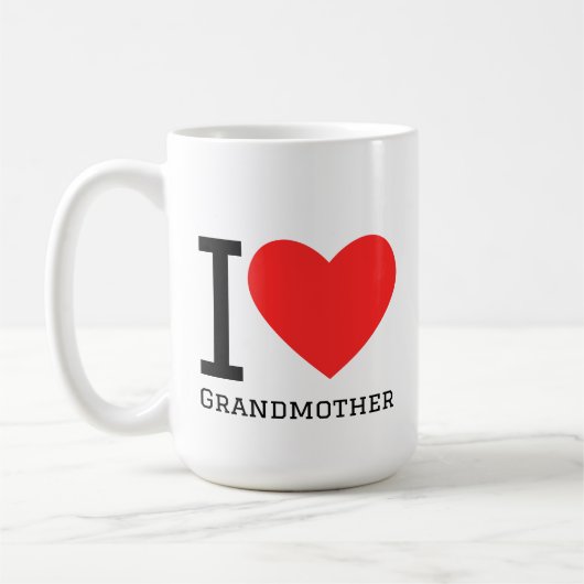 I love grandmother コーヒーマグカップ (左)