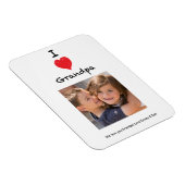 I Love Grandpa Photo Magnet Keepsake マグネット (右側)