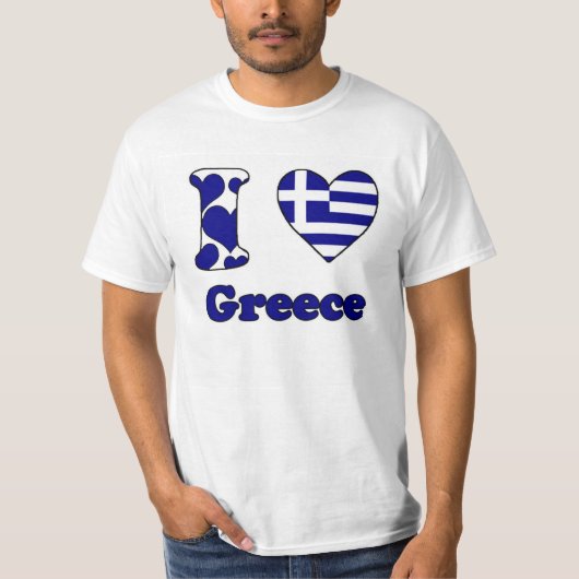 I love Greece Tシャツ (正面)