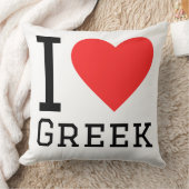 I love Greek  クッション (ブランケット)