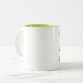I love Green ツートーンマグカップ (正面左)