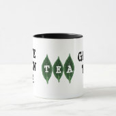 I Love Green Tea Mug – カスタマイズ可能なマグカップ マグカップ (中央)
